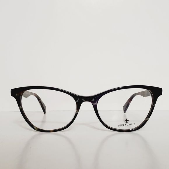 Womens Seraphin Tamarac Cat Eyeglasses Frames And Case 53-14-140 Purple Plumage - Picture 1 of 8